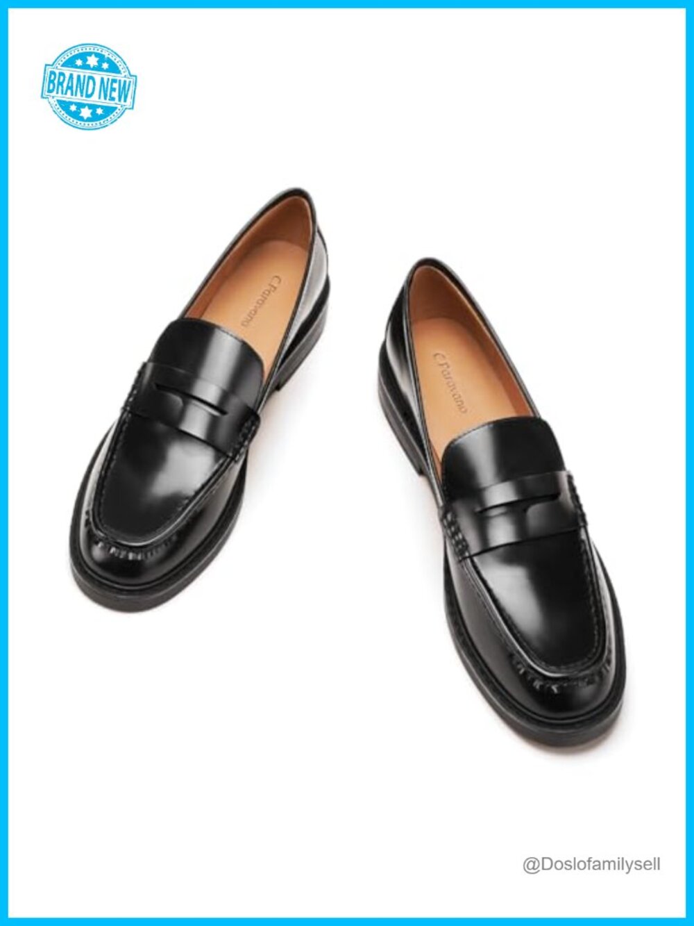 Genuine Leather Penny Loafers Women Walking Mocc